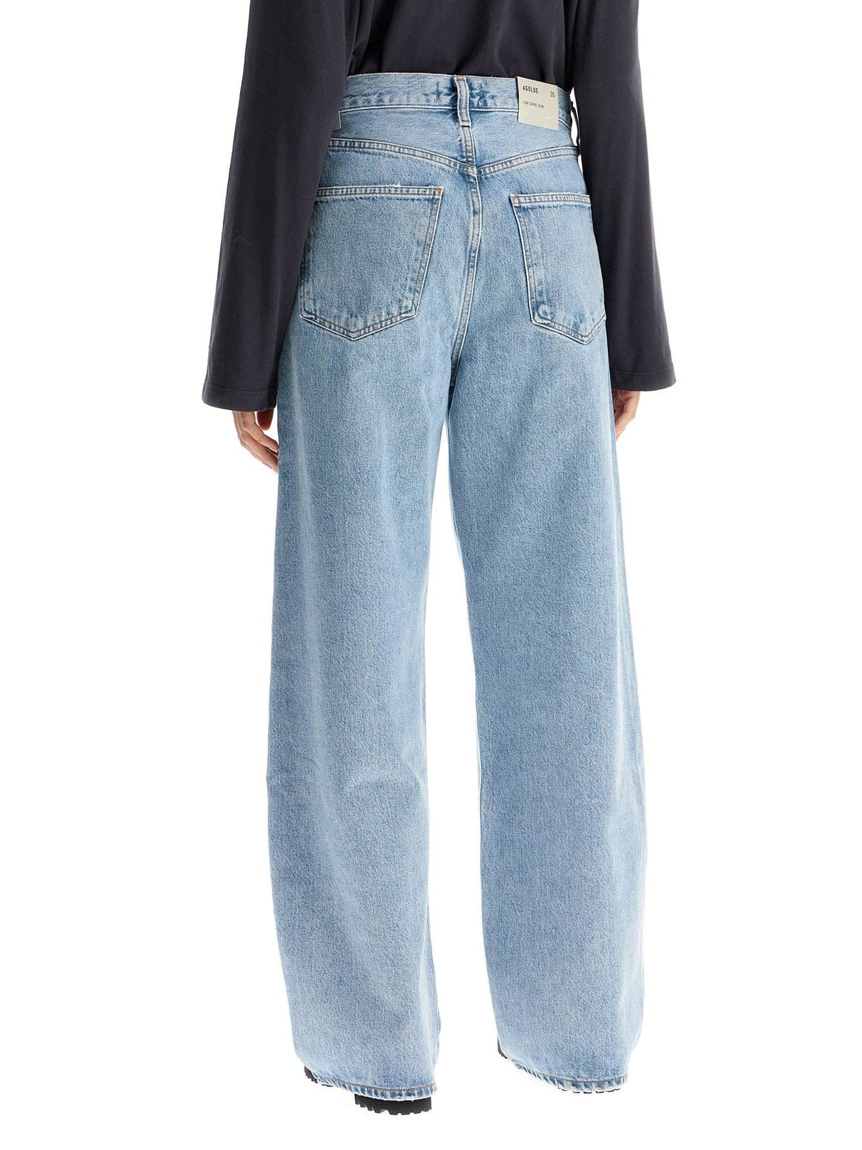 Curved Leg Jeans For A