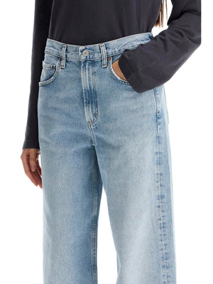 Curved Leg Jeans For A