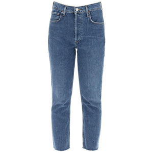 Escape Riley High-Waisted Organic Cotton Stretch Jeans AGOLDE JOHN JULIA.