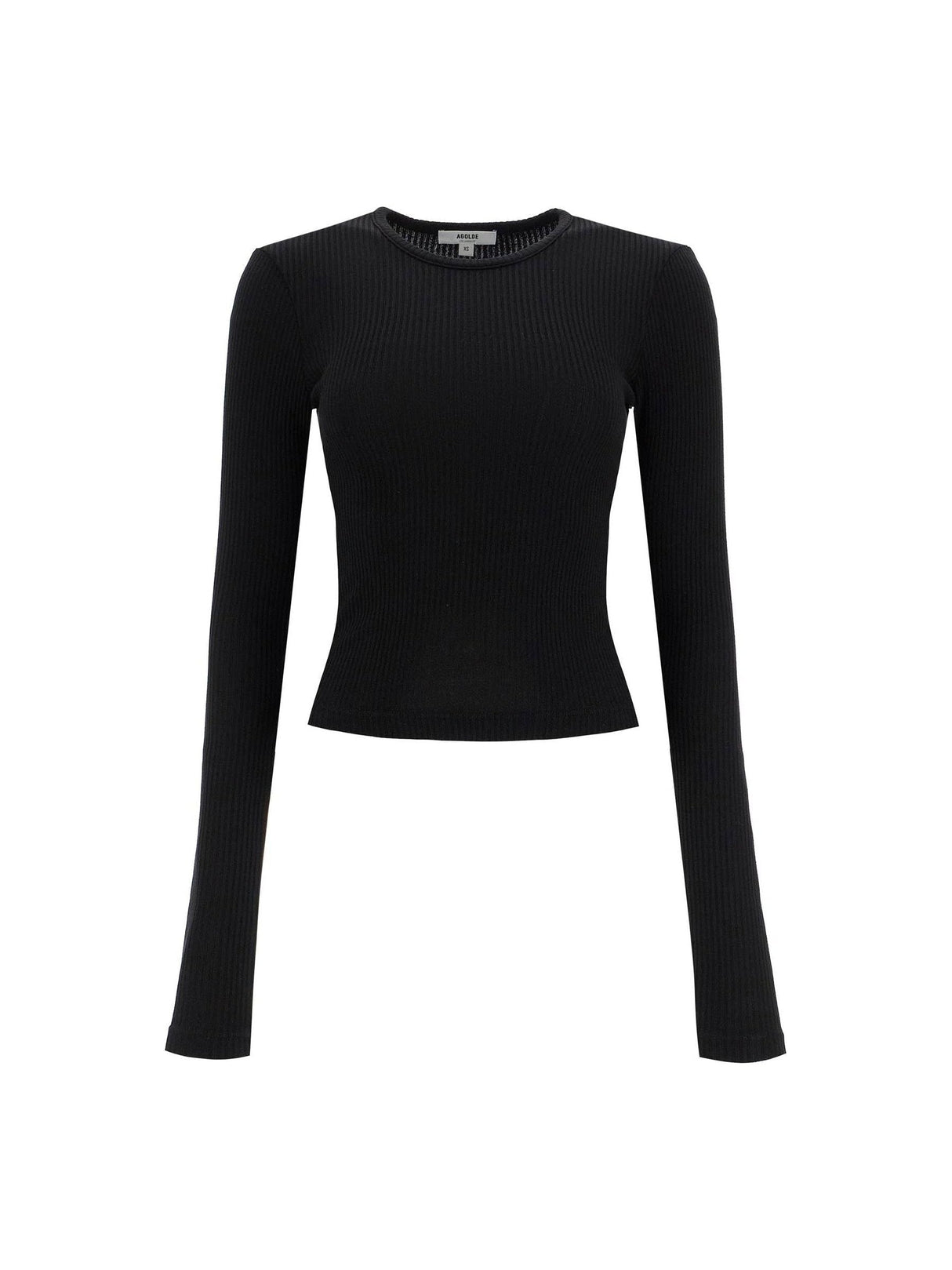 AGOLDE-Fitted Long Sleeved Top By -JOHN JULIA.