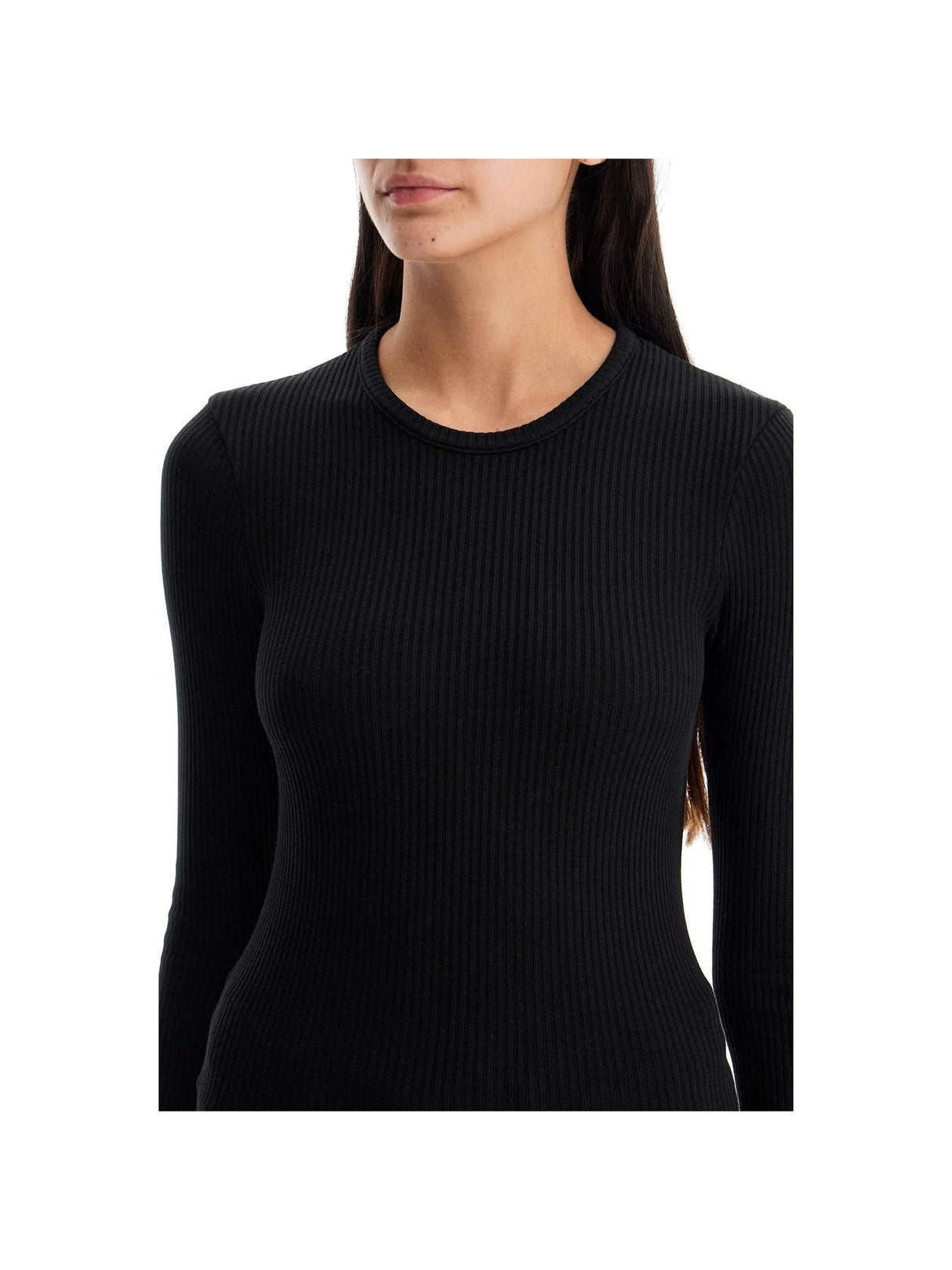 AGOLDE-Fitted Long Sleeved Top By -JOHN JULIA.