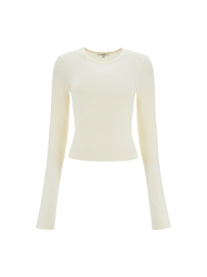 AGOLDE-Fitted Long Sleeved Top By -JOHN JULIA.