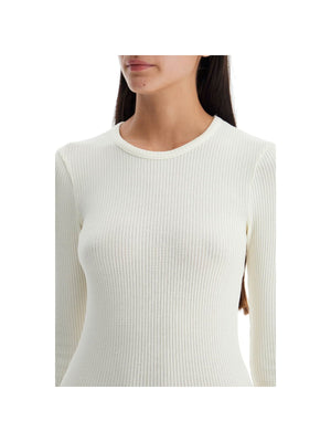 AGOLDE-Fitted Long Sleeved Top By -JOHN JULIA.