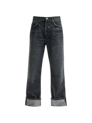 Fran Low Slung Straight Organic Cotton Jeans.