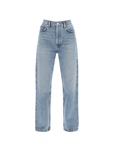 Blue Navigate 90's Vintage High-Wasited Cotton Jeans AGOLDE JOHN JULIA.