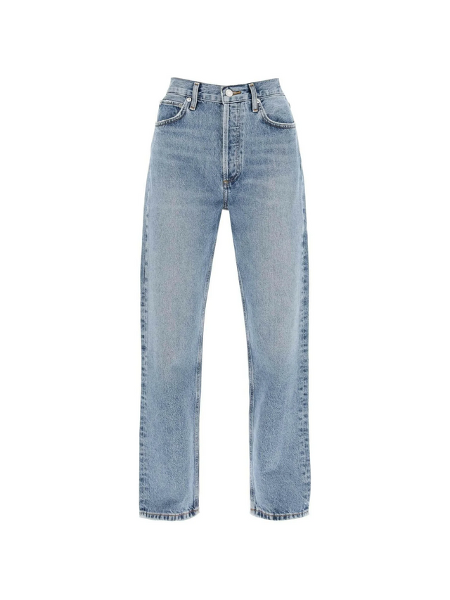 Blue Navigate 90's Vintage High-Wasited Cotton Jeans AGOLDE JOHN JULIA.