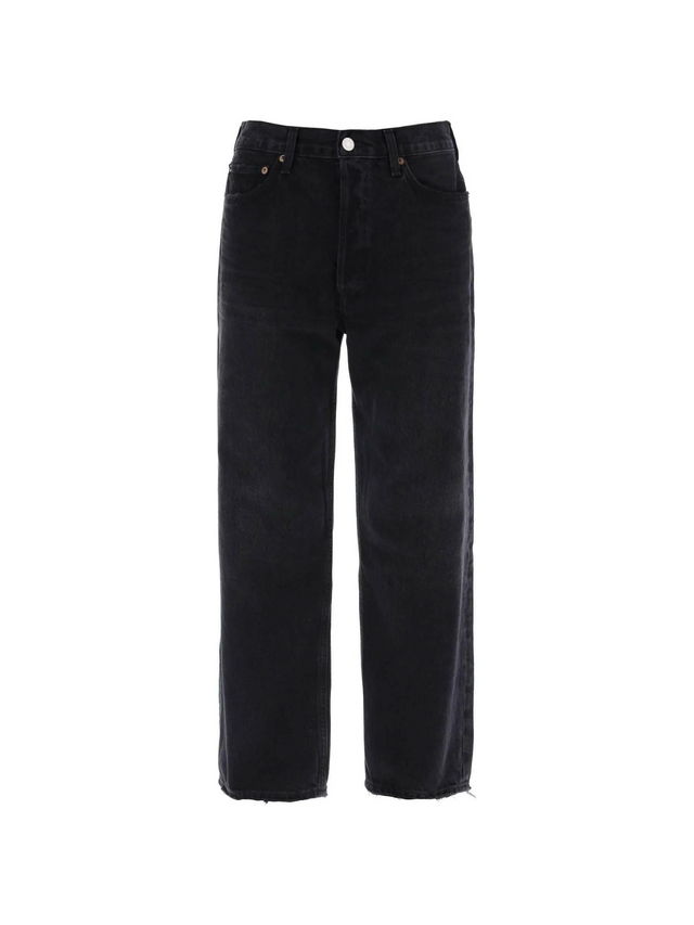 Organic Cotton 90's Jean in Tar AGOLDE JOHN JULIA.