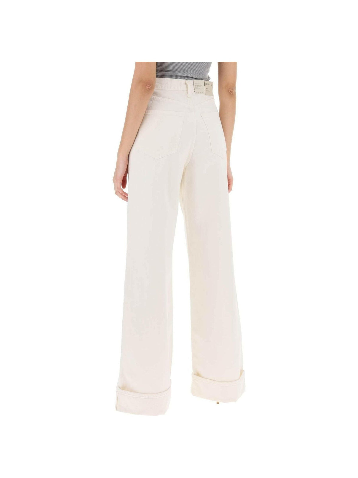 Organic Cotton Dame High Rise Wide-Leg Jeans AGOLDE JOHN JULIA.