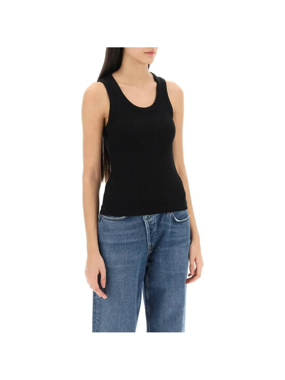 Poppy Ribbed Tank Top AGOLDE JOHN JULIA.