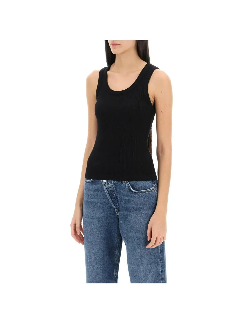 Poppy Ribbed Tank Top AGOLDE JOHN JULIA.