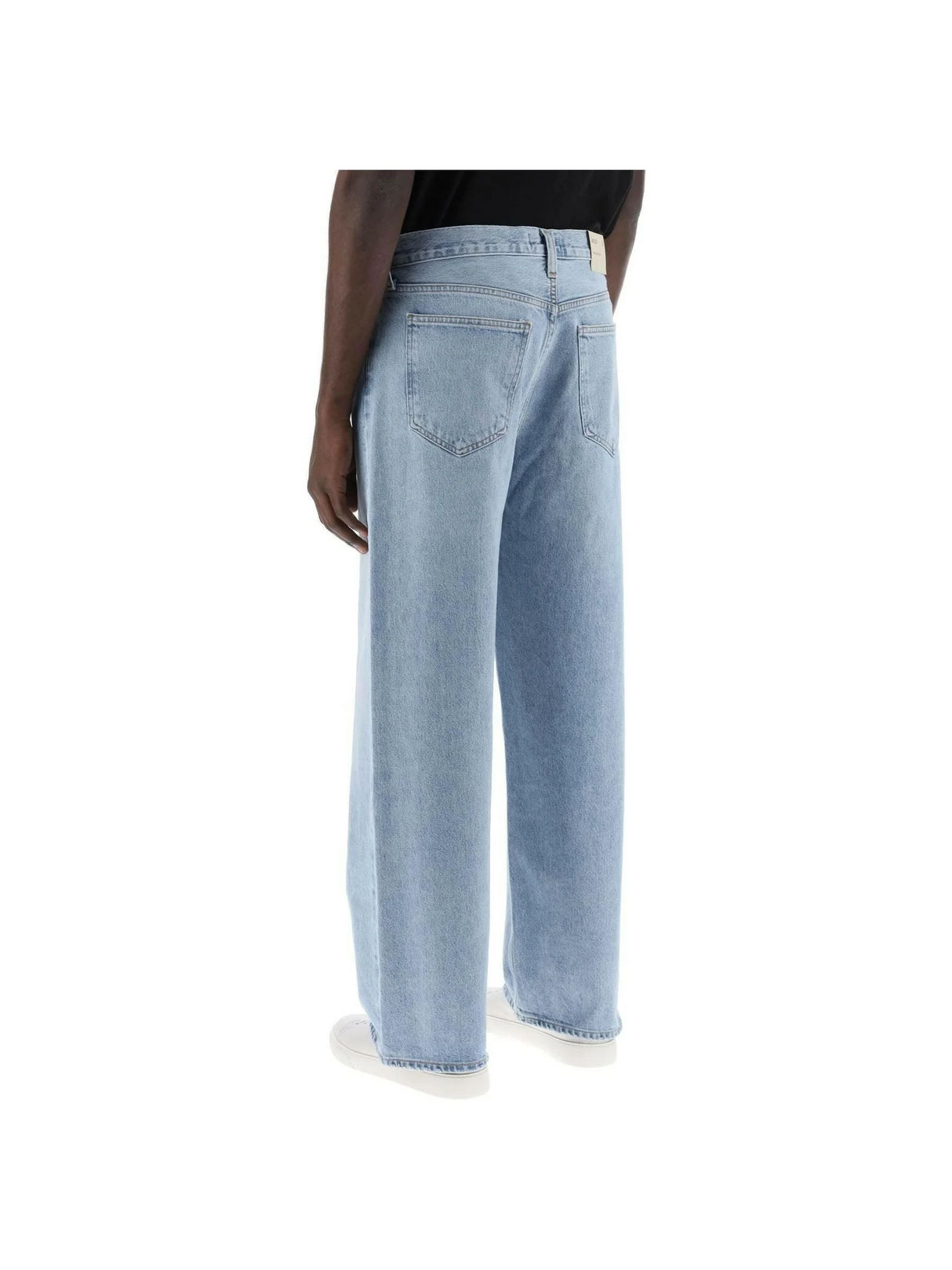 Regenerated Cotton-Blend Low Slung Baggy Jeans in Harmony AGOLDE JOHN JULIA.