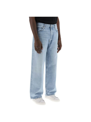 Regenerated Cotton-Blend Low Slung Baggy Jeans in Harmony AGOLDE JOHN JULIA.