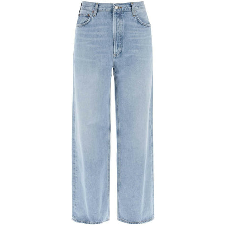 Regenerated Cotton-Blend Low Slung Baggy Jeans in Harmony AGOLDE JOHN JULIA.