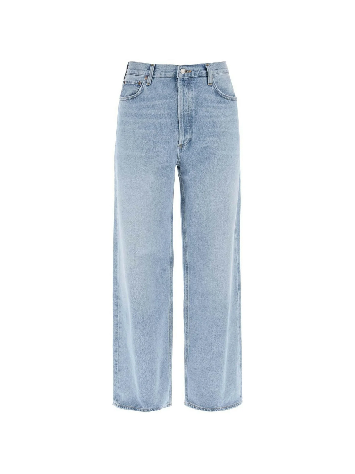 Regenerated Cotton-Blend Low Slung Baggy Jeans in Harmony AGOLDE JOHN JULIA.