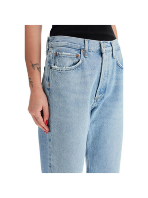 Regenerated Cotton Fran Low-Slung Jeans.