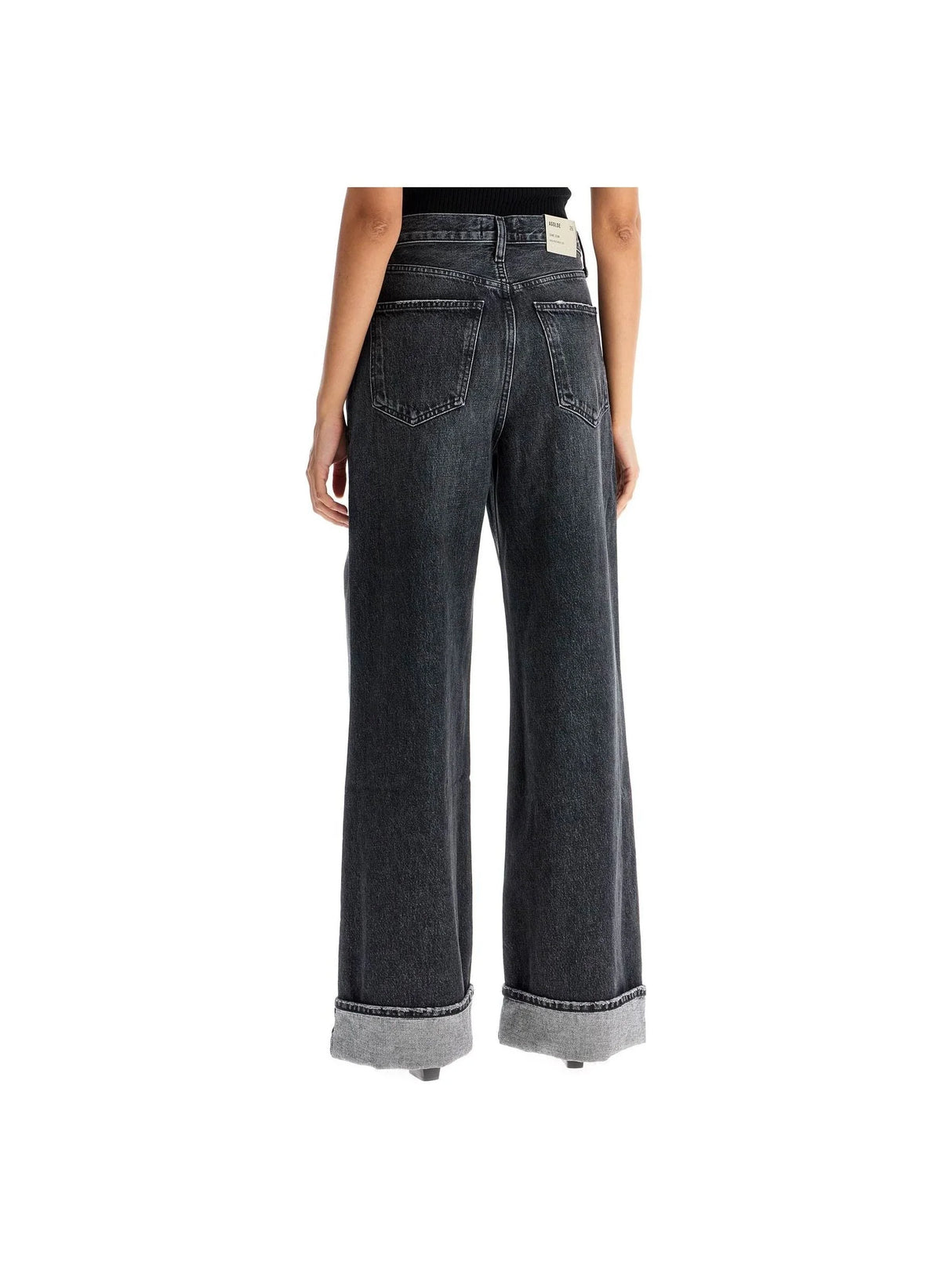 AGOLDE-Regenerative Cotton Denim Wide Leg Jeans-JOHN JULIA