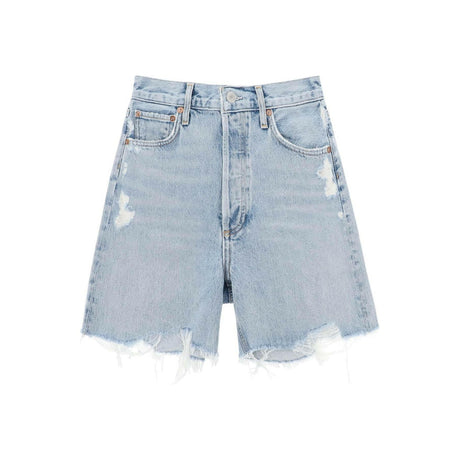 Blue Stella Denim Shorts in Deserted AGOLDE JOHN JULIA.