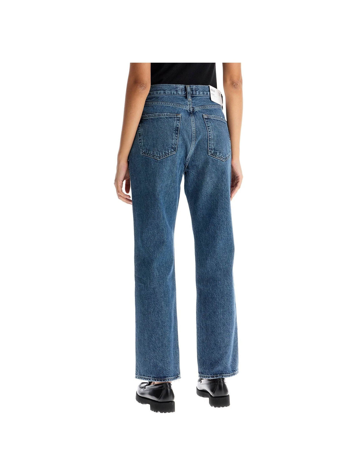 AGOLDE-Vintage Effect Straight Jeans-JOHN JULIA