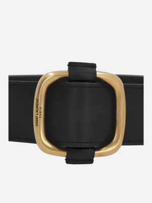 Smooth Leather Belt-Saint Laurent-JOHN JULIA