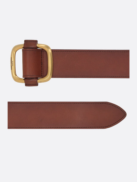 Smooth Leather Belt-Saint Laurent-JOHN JULIA