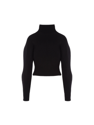 ALAÏA-Cashmere and Wool Blend Sweater-JOHN JULIA