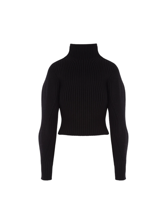 ALAÏA-Cashmere and Wool Blend Sweater-JOHN JULIA