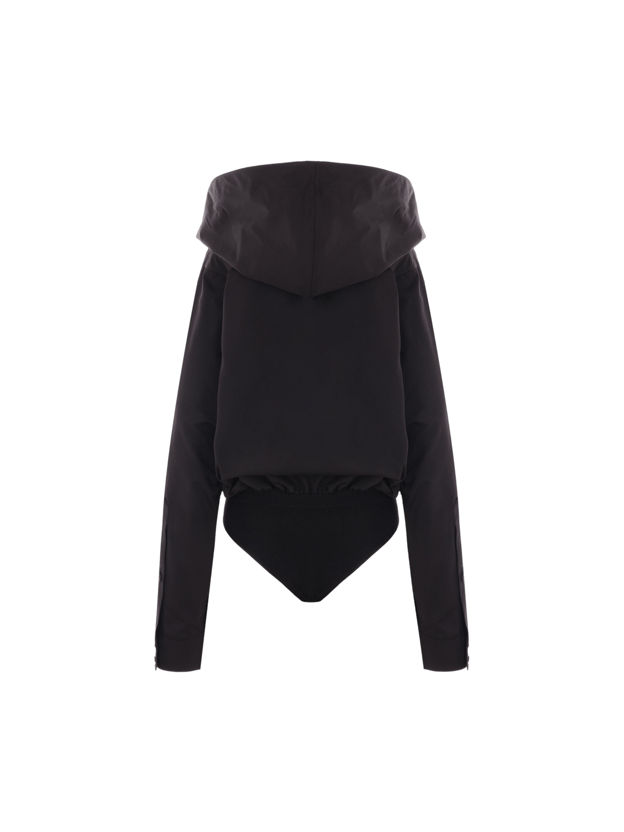 Cotton Poplin Hooded Bodysuit-ALAÏA-JOHN JULIA