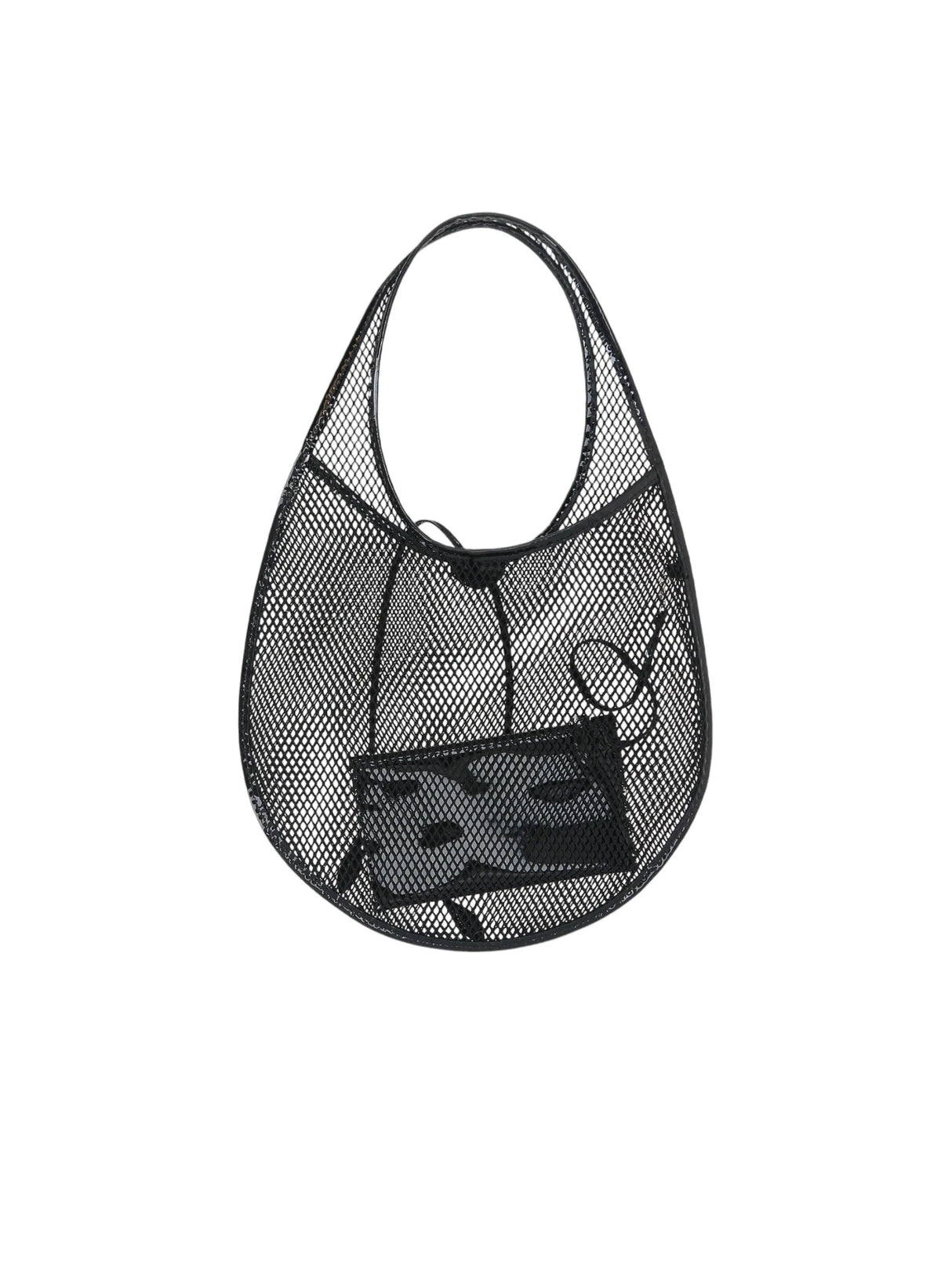 Fishnet Medium One Piece Bag-ALAÏA-JOHN JULIA