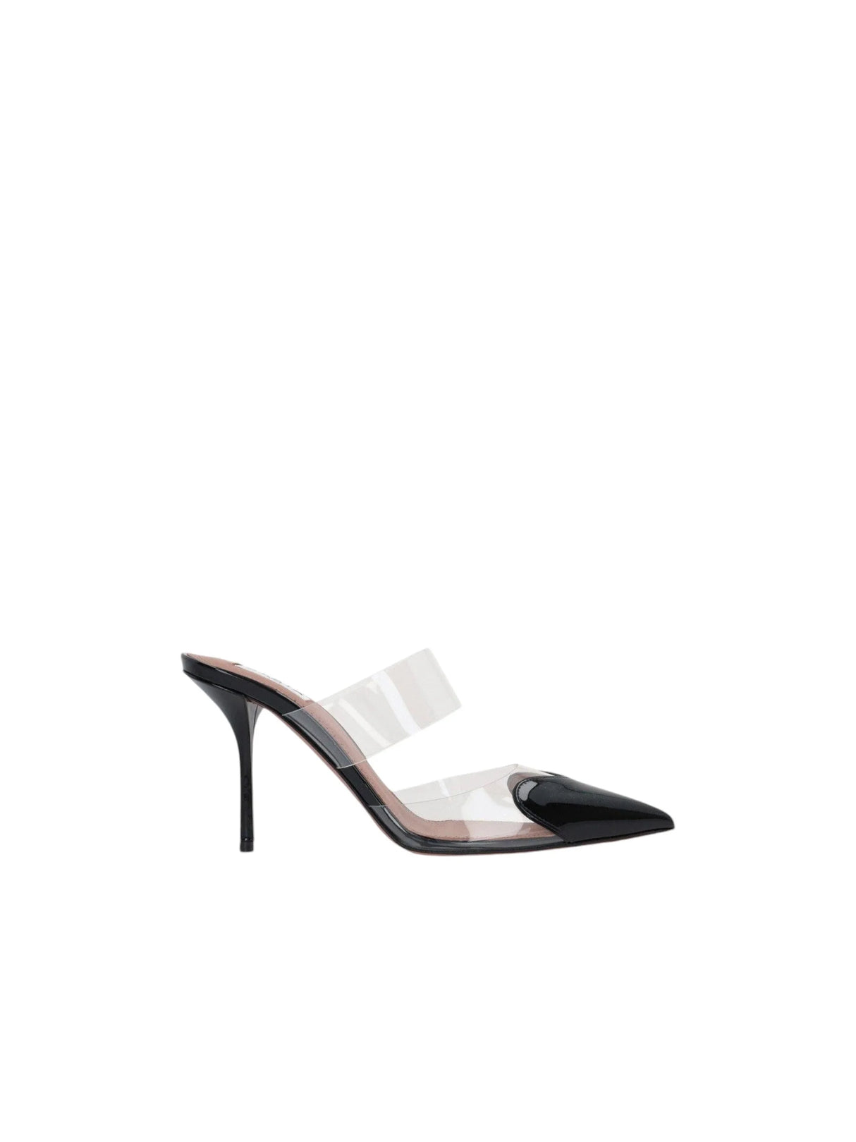 Le Cœur Patent Leather PVC Mules-ALAÏA-JOHN JULIA