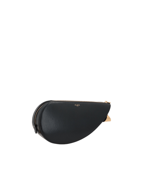 Le Demi Coeur Grainy Clutch-ALAÏA-JOHN JULIA