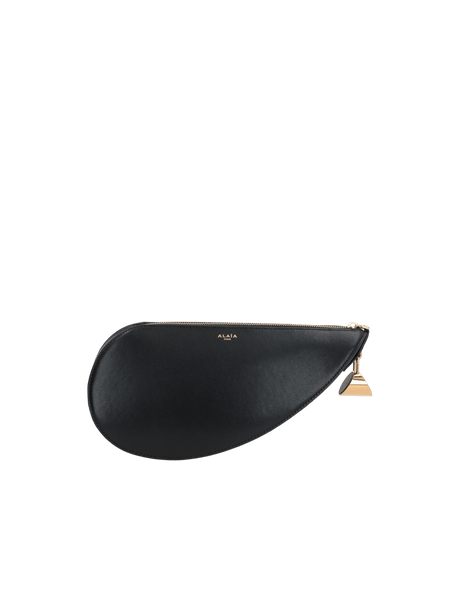 Le Demi Coeur Grainy Clutch-ALAÏA-JOHN JULIA