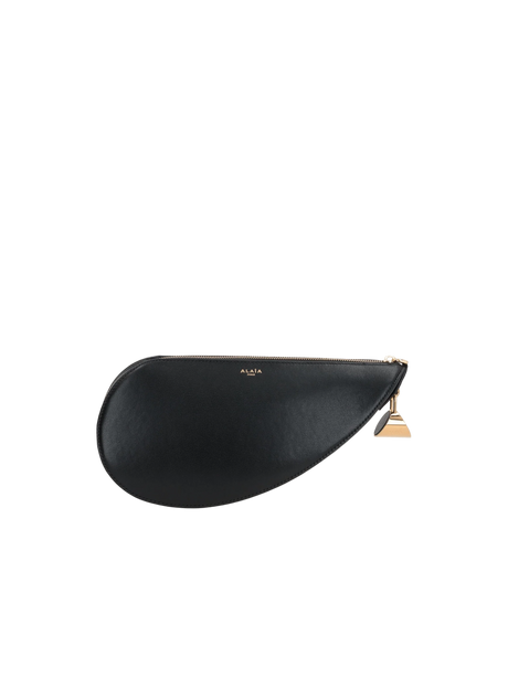 Le Demi Coeur Grainy Clutch-ALAÏA-JOHN JULIA