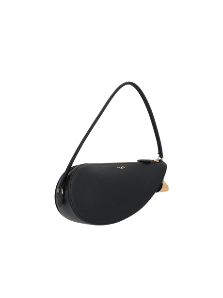 Le Demi Coeur Grainy Handbag-ALAÏA-JOHN JULIA