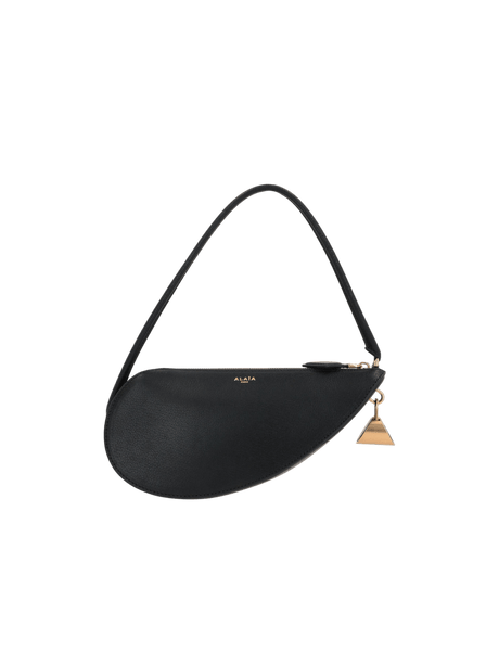 Le Demi Coeur Grainy Handbag-ALAÏA-JOHN JULIA