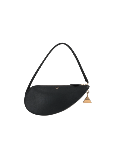 Le Demi Coeur Grainy Handbag-ALAÏA-JOHN JULIA