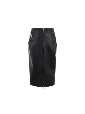 Leather Skirt-ALAÏA-JOHN JULIA