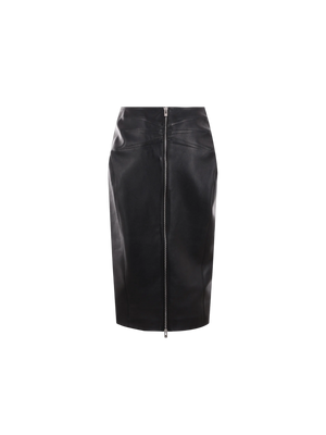 Leather Skirt-ALAÏA-JOHN JULIA