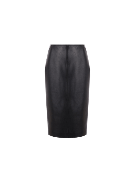 Leather Skirt-ALAÏA-JOHN JULIA