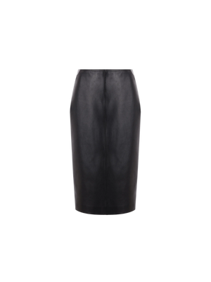 Leather Skirt-ALAÏA-JOHN JULIA