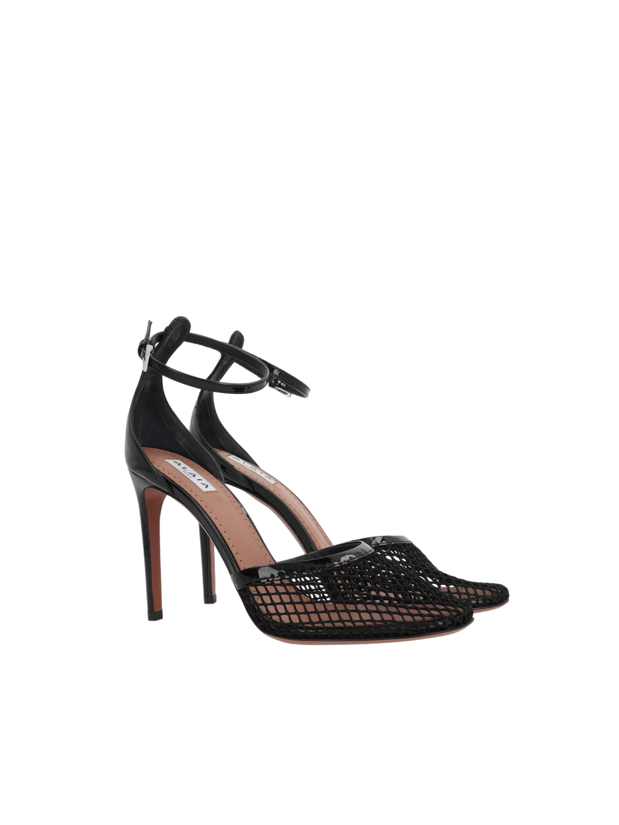 Mesh and Patent Leather D'Orsay Pumps-ALAÏA-JOHN JULIA