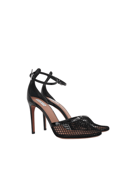 Mesh and Patent Leather D'Orsay Pumps-ALAÏA-JOHN JULIA