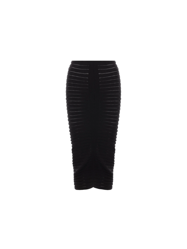 Midi Skeleton Skirt-ALAÏA-JOHN JULIA