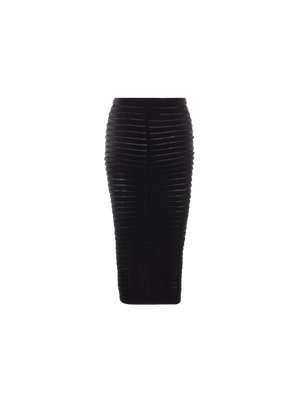 Midi Skeleton Skirt-ALAÏA-JOHN JULIA