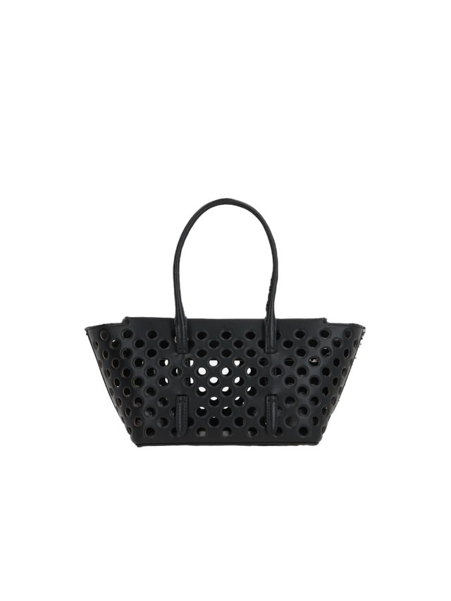 Neo Mina Perforated Handbag-ALAÏA-JOHN JULIA