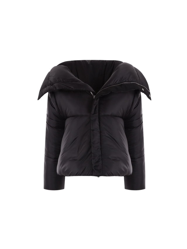 Fitted Cropped Padded Jacket-ALAÏA-JOHN JULIA