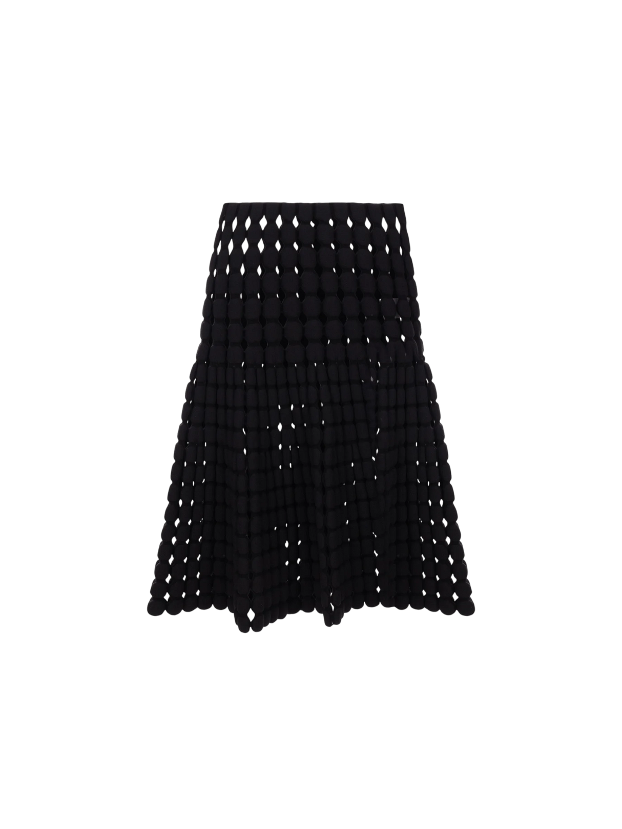 Perforated Knit Midi Skirt-ALAÏA-JOHN JULIA