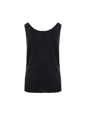 Pleated Knit Tank Top-ALAÏA-JOHN JULIA