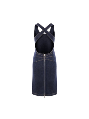 Sculpt Denim Dress-ALAÏA-JOHN JULIA