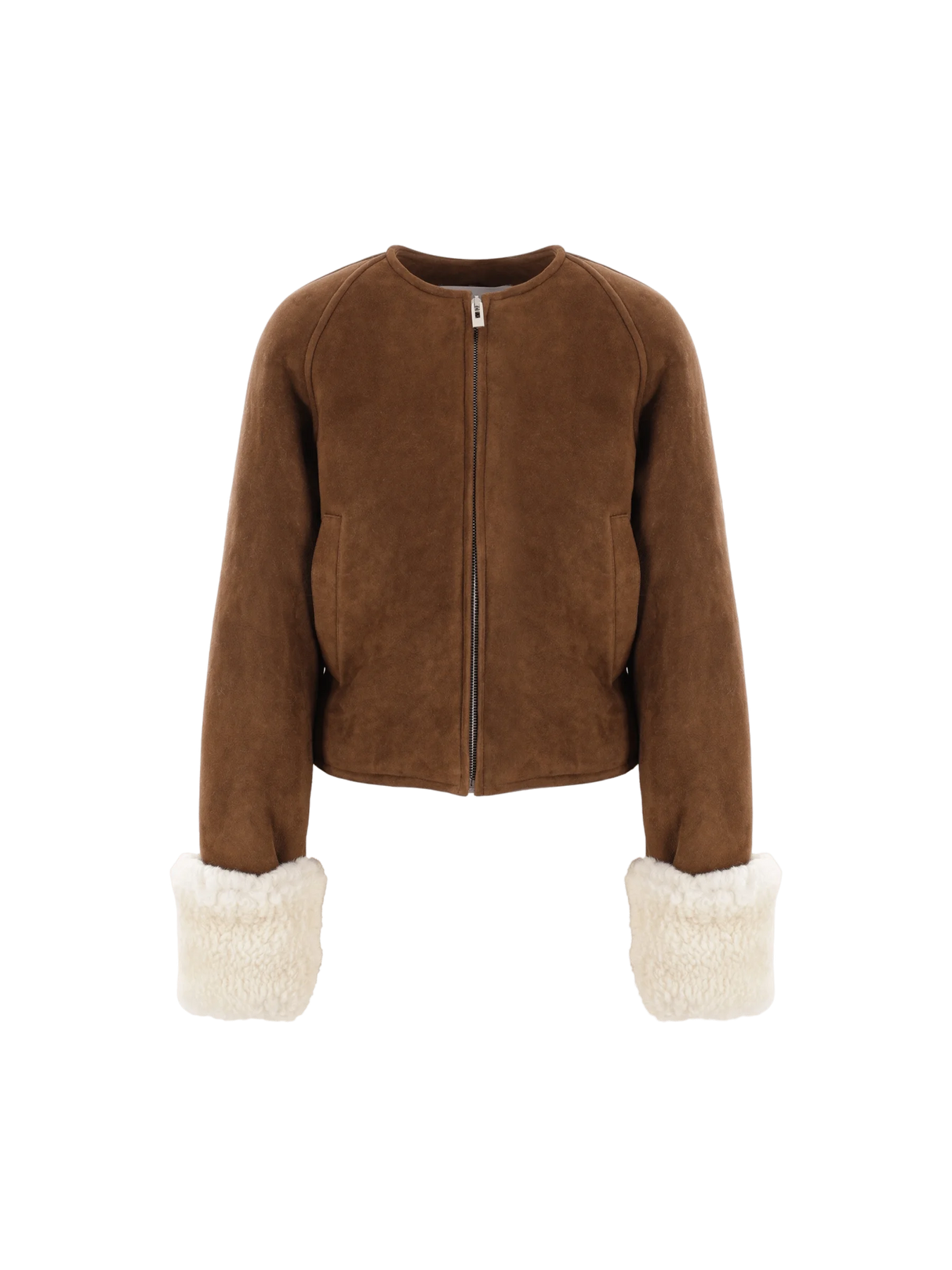 Shearling Aviator Jacket-ALAÏA-JOHN JULIA