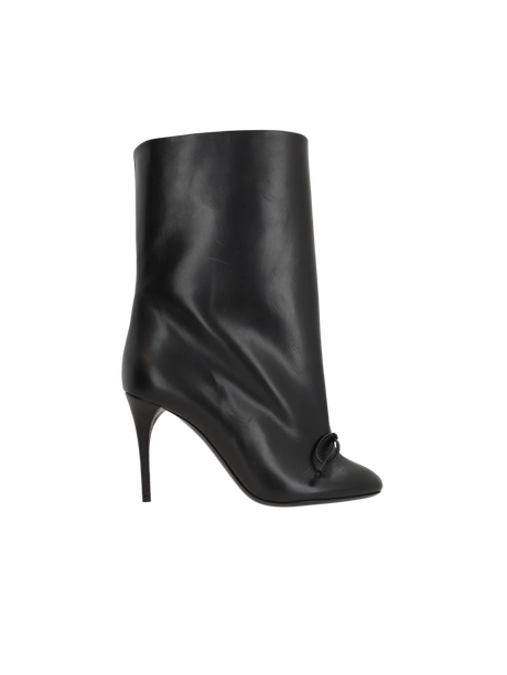 Smooth Leather Boots-ALAÏA-JOHN JULIA